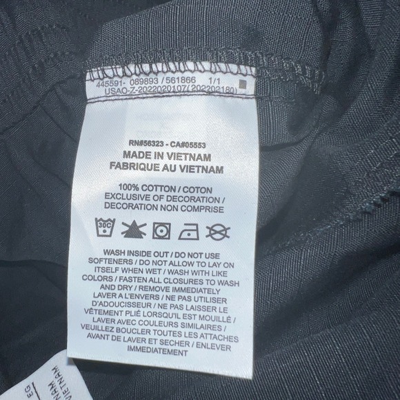 Nike Cargo Pants Mens XL Black Loose Fit Straight Leg Ripstop NWT - Picture 10 of 13